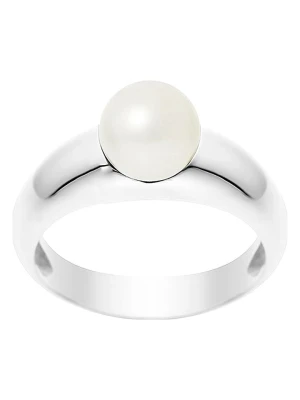 Pearl Addict Srebrny pierścionek z perłą rozmiar: 52