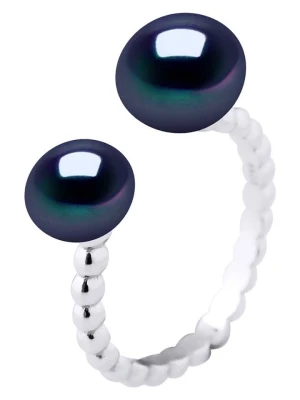 Pearl Addict Srebrny pierścionek z perłami rozmiar: onesize