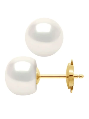 Pearl Addict Złote kolczyki-wkrętki z perłami rozmiar: onesize