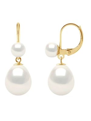 Pearl Addict Złote kolczyki z perłami rozmiar: onesize