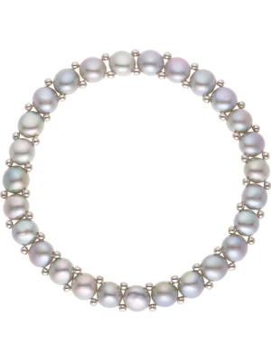 Pearline Bransoletka perłowa w kolorze szarym rozmiar: onesize