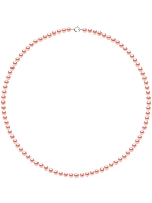 Pearline Naszyjnik perłowy w kolorze jasnoróżowym - dł. 42 cm rozmiar: onesize