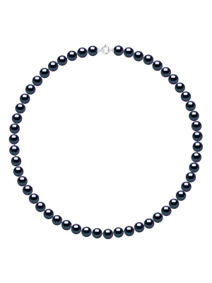 Pearline Naszyjnik z perłami w kolorze granatowym - dł. 50 cm rozmiar: onesize
