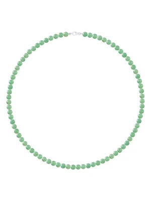 Pearline Srebrny naszyjnik z awenturynem - dł. 50 cm rozmiar: onesize