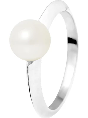 Pearline Srebrny pierścionek z perłą rozmiar: 60