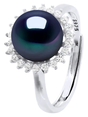 Pearline Srebrny pierścionek z perłą rozmiar: onesize