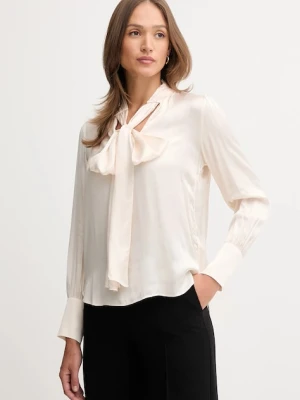 Pedro del Hierro bluzka damska kolor beżowy gładka 6632954