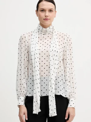 Pedro del Hierro bluzka damska kolor biały wzorzysta