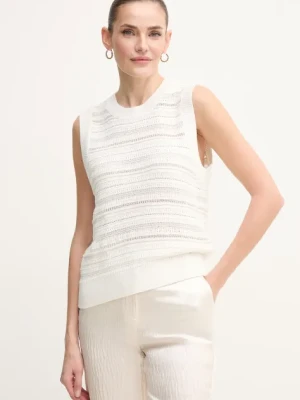 Pedro del Hierro kamizelka damski kolor beżowy 5509061
