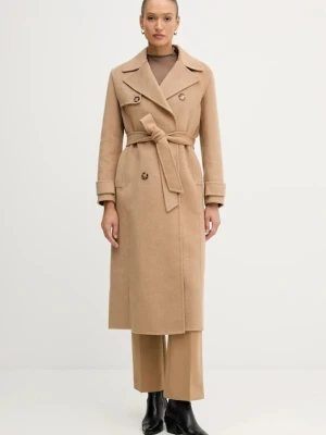 Pedro del Hierro płaszcz z dodatkiem wełny