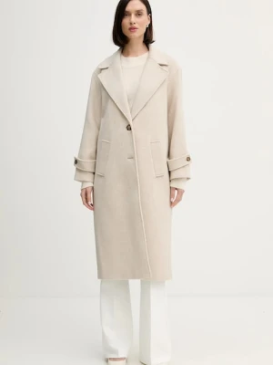 Pedro del Hierro płaszcz z dodatkiem wełny