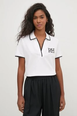 Pedro del Hierro polo damski kolor biały 4538933