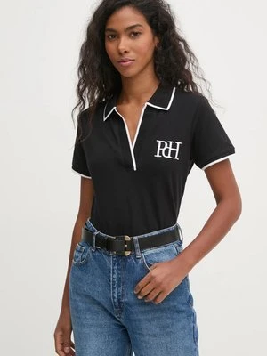 Pedro del Hierro polo damski kolor czarny 4538932