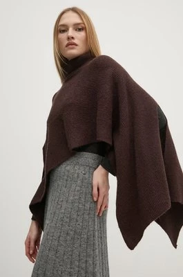 Pedro del Hierro poncho kolor brązowy 4968566