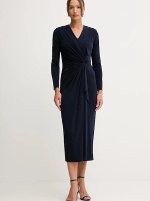 Pedro del Hierro sukienka kolor granatowy maxi prosta 6192934