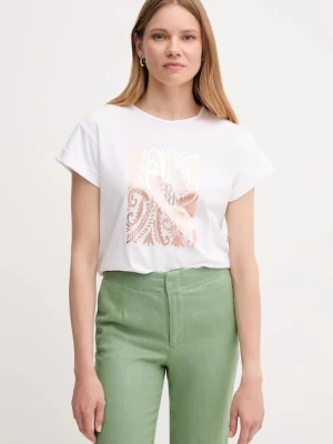 Pedro del Hierro t-shirt bawełniany damski kolor biały 4539638