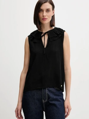 Pedro del Hierro top damska kolor czarny gładka 4532376