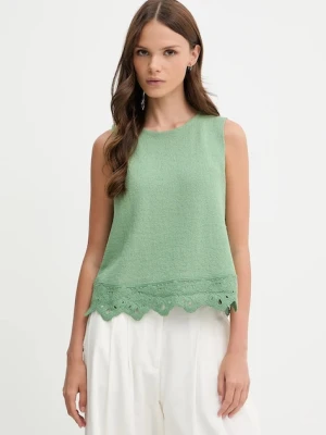 Pedro del Hierro top damskie kolor zielony 4539634