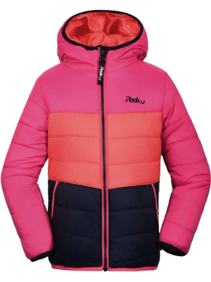 Peek U Całoroczna kurtka pikowana "Oceana" w kolorze różowym rozmiar: 116