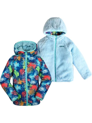 Peek U Dwustronna kurtka pikowana "Meadow" w kolorze niebiesko-błękitnym rozmiar: 140