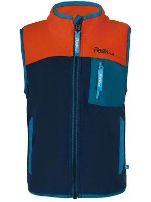 Peek U Kamizelka polarowa "Magner" w kolorze granatowo-pomarańczowo rozmiar: 152
