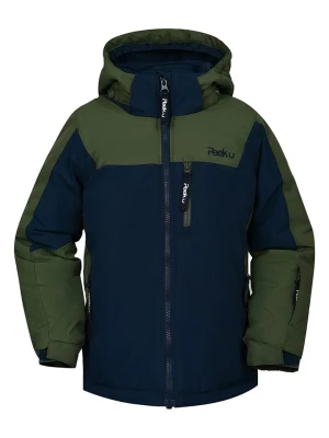 Peek U Kurtka narciarska "Hawk" w kolorze oliwkowo-granatowym rozmiar: 122