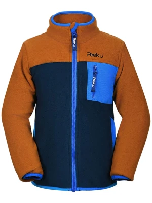 Peek U Kurtka polarowa "Wave" w kolorze granatowo-jasnobrązowym rozmiar: 128