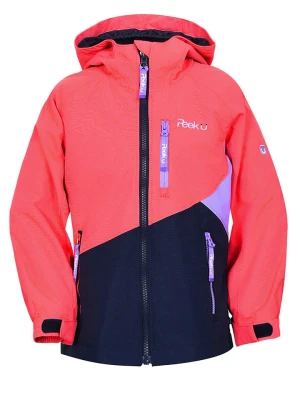 Peek U Kurtka przeciwdeszczowa "Hazel" w kolorze koralowo-granatowym rozmiar: 104