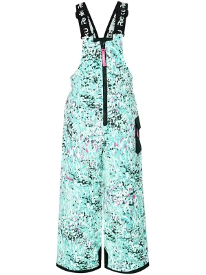 Peek U Spodnie narciarskie "Carina" w kolorze miętowo-czarnym rozmiar: 116