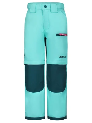 Peek U Spodnie trekkingowe Zipp-Off "Terra" w kolorze turkusowo-granatowym rozmiar: 116
