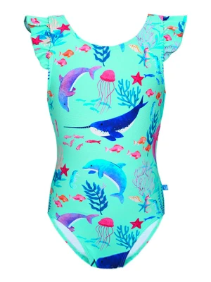 Peek U Strój kąpielowy "Cordelia" w kolorze turkusowym ze wzorem rozmiar: 92