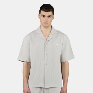 Pegador Troy Plissee Summer Shirt mężczyźni Koszule szary rozmiar Odzież