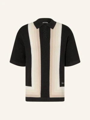 Pegador Dzianinowa Koszulka Polo Tellero schwarz