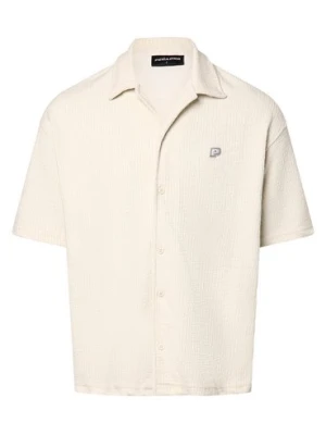 PEGADOR Koszula męska - Libco Mężczyźni Comfort Fit Sztuczne włókno beżowy jednolity,