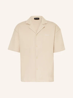 Pegador Koszula Z Klapami Troy Comfort Fit Z Plisami beige