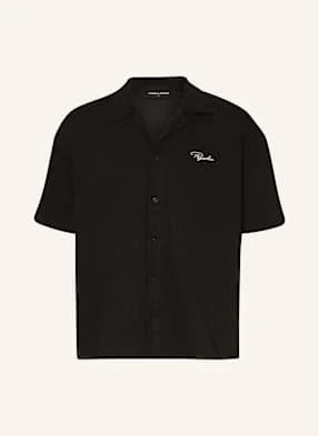 Pegador Koszula Z Krótkim Rękawem Jovren Comfort Fit schwarz