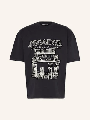 Pegador Koszulka Oversize Barno schwarz