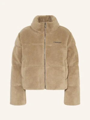 Pegador Kurtka Pikowana Z Futerkiem Teddy beige