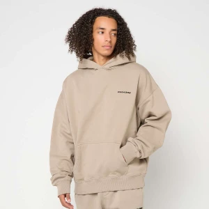 Pegador Logo Oversized Hoodie mężczyźni Bluzy beż rozmiar Odzież