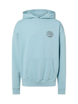 PEGADOR Męska bluza z kapturem - Haarlem Mężczyźni niebieski jednolity,