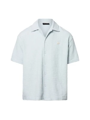 PEGADOR Męska koszula casual - Libco Mężczyźni Comfort Fit niebieski jednolity,