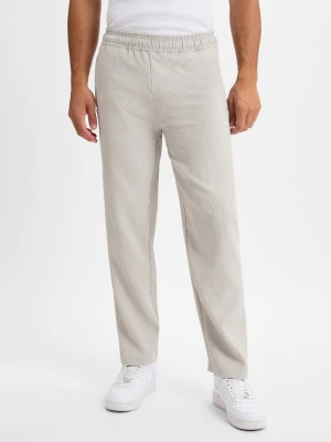 PEGADOR Męskie spodnie do biegania - Troy Mężczyźni beżowy wypukły wzór tkaniny,