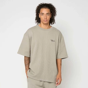 Pegador Signar Oversized Rib Tee mężczyźni T-Shirty i Polo beż rozmiar Odzież
