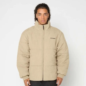 Pegador Solin Cord Puffer Jacket mężczyźni Kurtki puchowe beż rozmiar Odzież