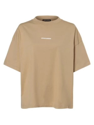 PEGADOR T-shirt damski Kobiety Bawełna beżowy|brązowy nadruk,
