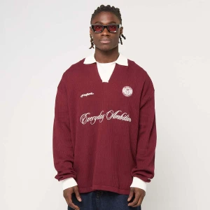 Pegador Yemo Regular Longsleeve Knit Trikot mężczyźni Długie rękawy czerwony rozmiar Odzież