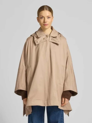 Peleryna z rękawami kimono i kapturem Stefanel