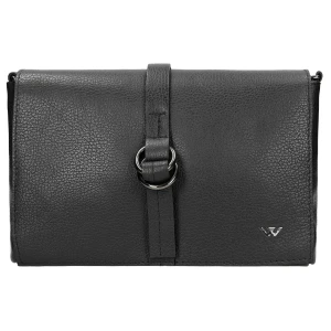 Mała skórzana torebka damska w czarnym kolorze 80309-51 Wojas