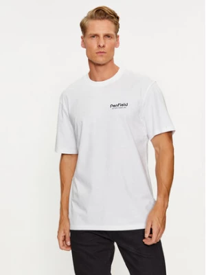 Penfield T-Shirt PFD0275 Biały Regular Fit
