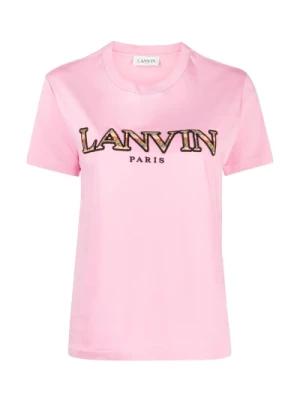 Peony Pink Regular Fit Tee-Shirt Lanvin